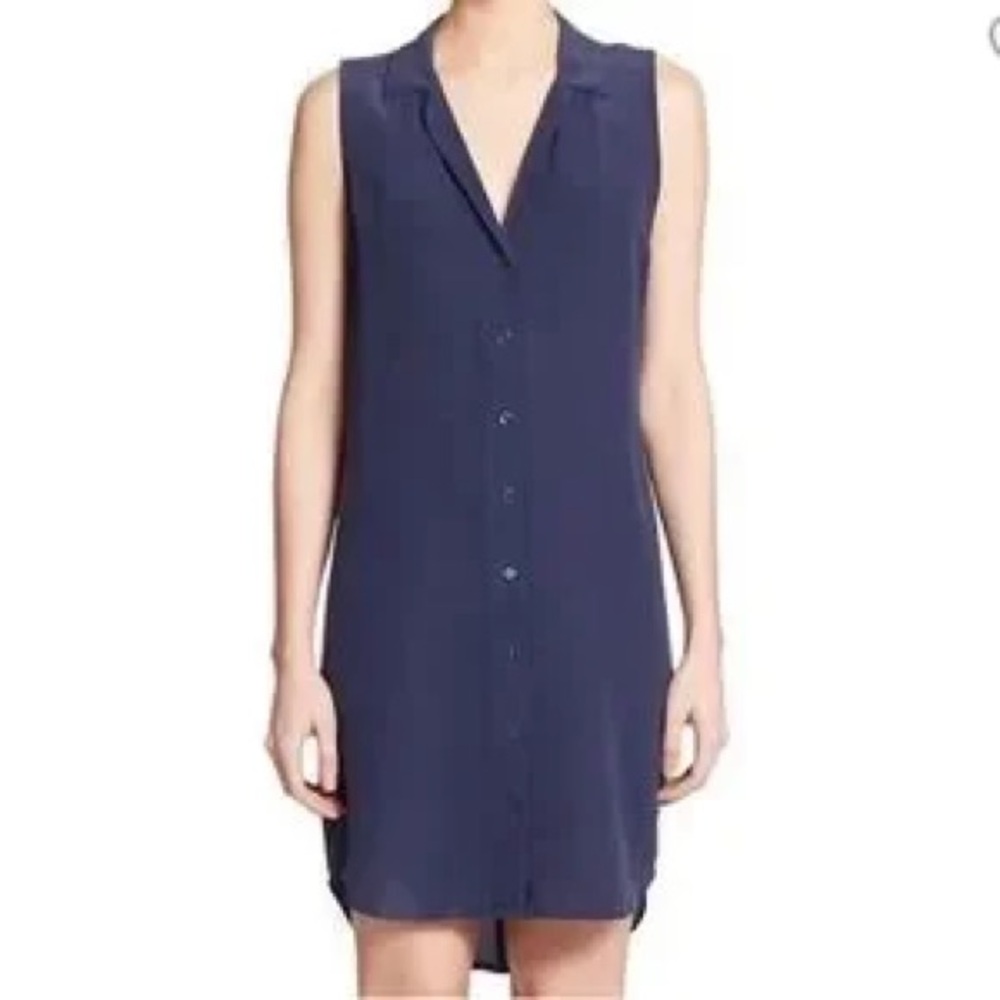 Equipment silk utility shirt dress Aritzia theory Vince allsaints quince jcrew